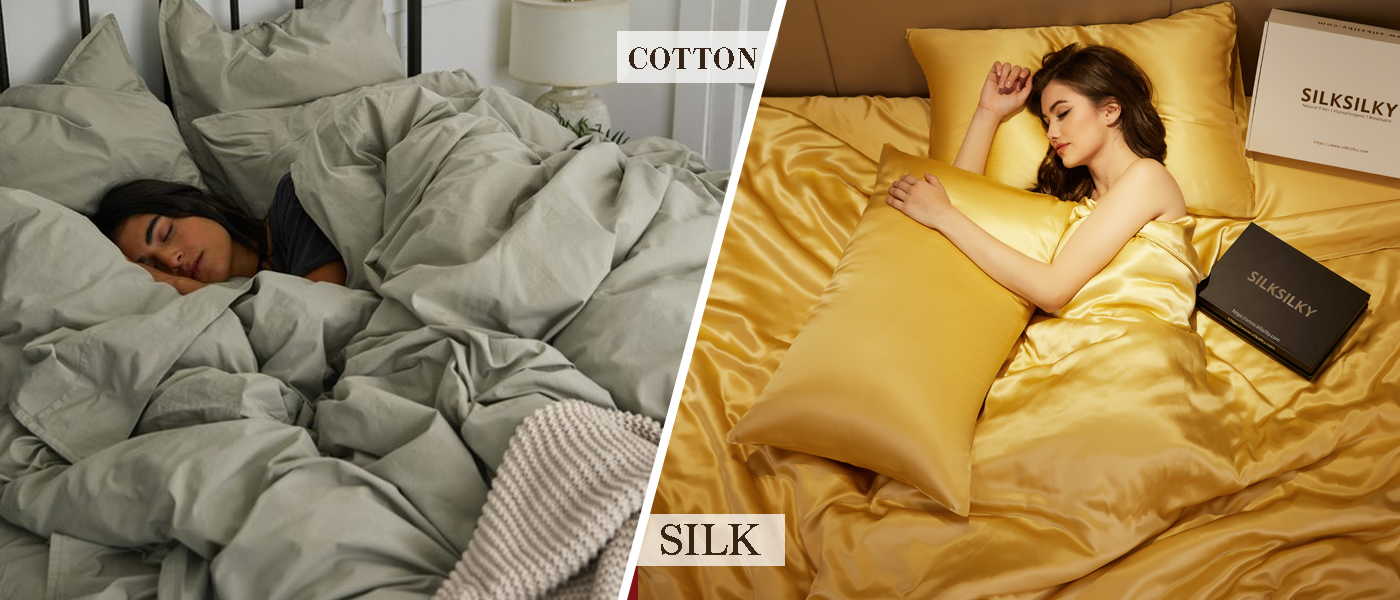 Seda vs Algodón: ¿Cuál es la Mejor Elección para Dormir y Ropa de Cama?