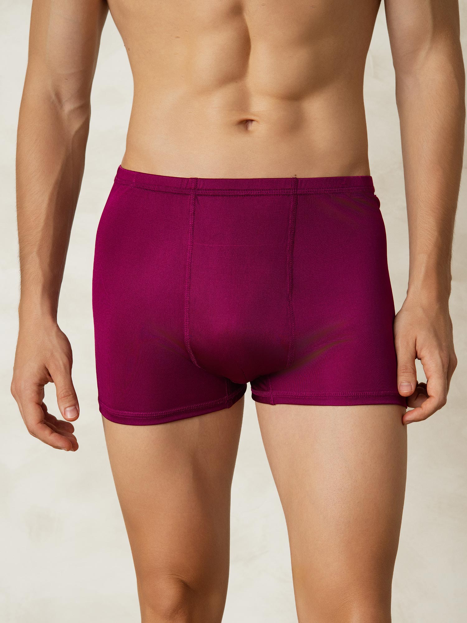 [Vino] SilkSilky-ES Tejido de seda Mens Underwear 001