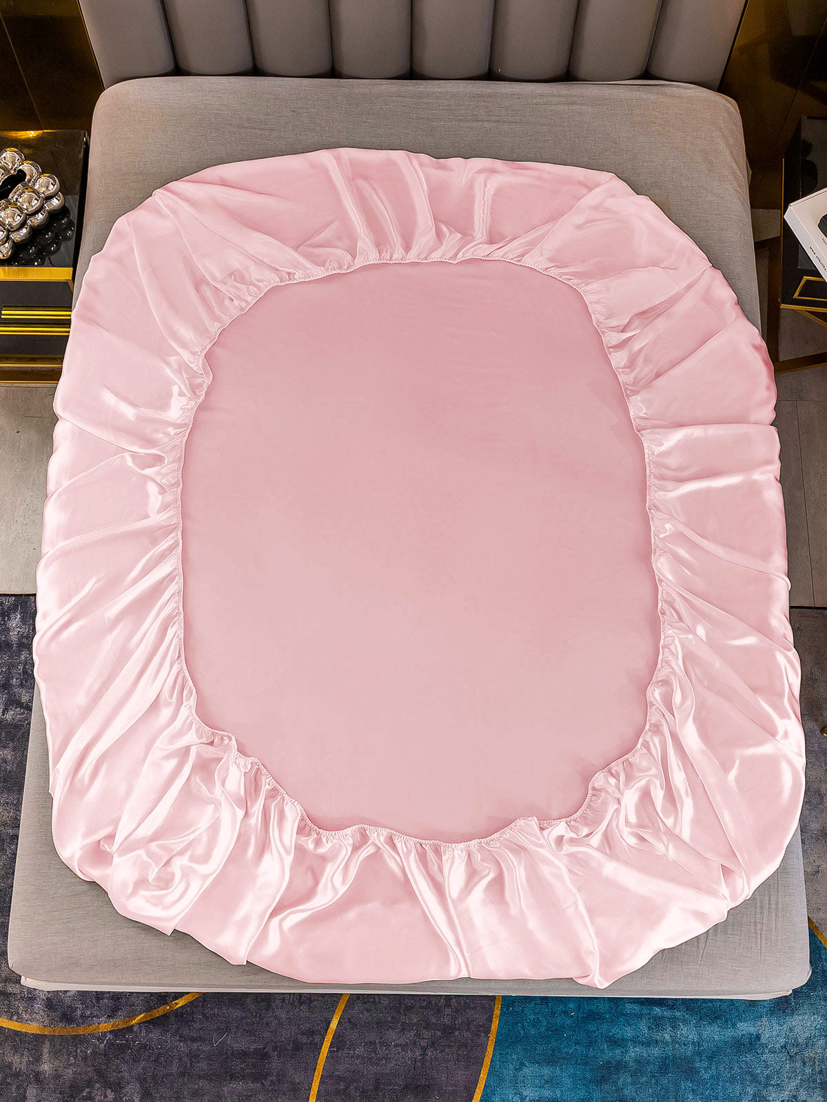 [Rosa] SilkSilky-ES 25Momme Seda Pura Sheet 003