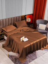 [Café] SilkSilky-ES 22Momme Seda Pura Bedding Set 002,