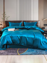 [Azul Real] SilkSilky-ES 22Momme Juego de ropa de cama 001