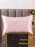 SilkSilky ES 30Momme Seda Pura Pillowcase Rosa 004