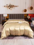 SilkSilky ES 19Momme Seda Pura Duvet Cover Beige 002