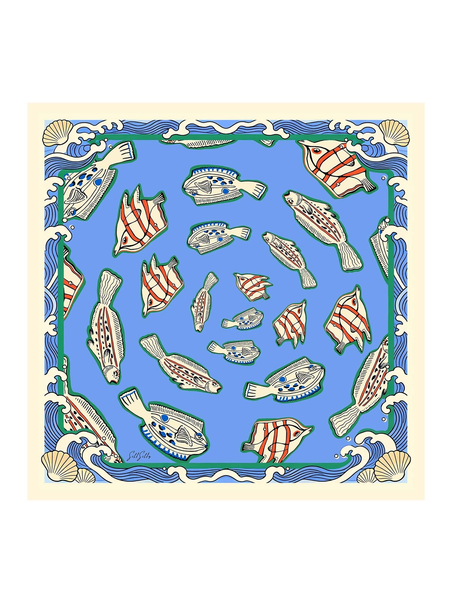 [Pez Azul] SilkSilky-ES Scarf 001