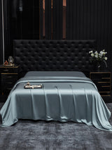 [Azul Grisáceo] SilkSilky-ES 22Momme Duvet Covers 001
