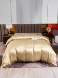 SilkSilky ES 22Momme Seda Pura Duvet Cover Beige 001