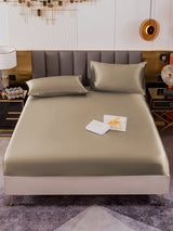 [Caqui] SilkSilky-ES 19Momme Juego de ropa de cama 002