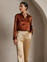 [Champán] SilkSilky-ES Pantalones de mujer 005