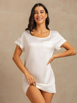 [Blanco] SilkSilky-ES 19Momme Seda Nightgown 007