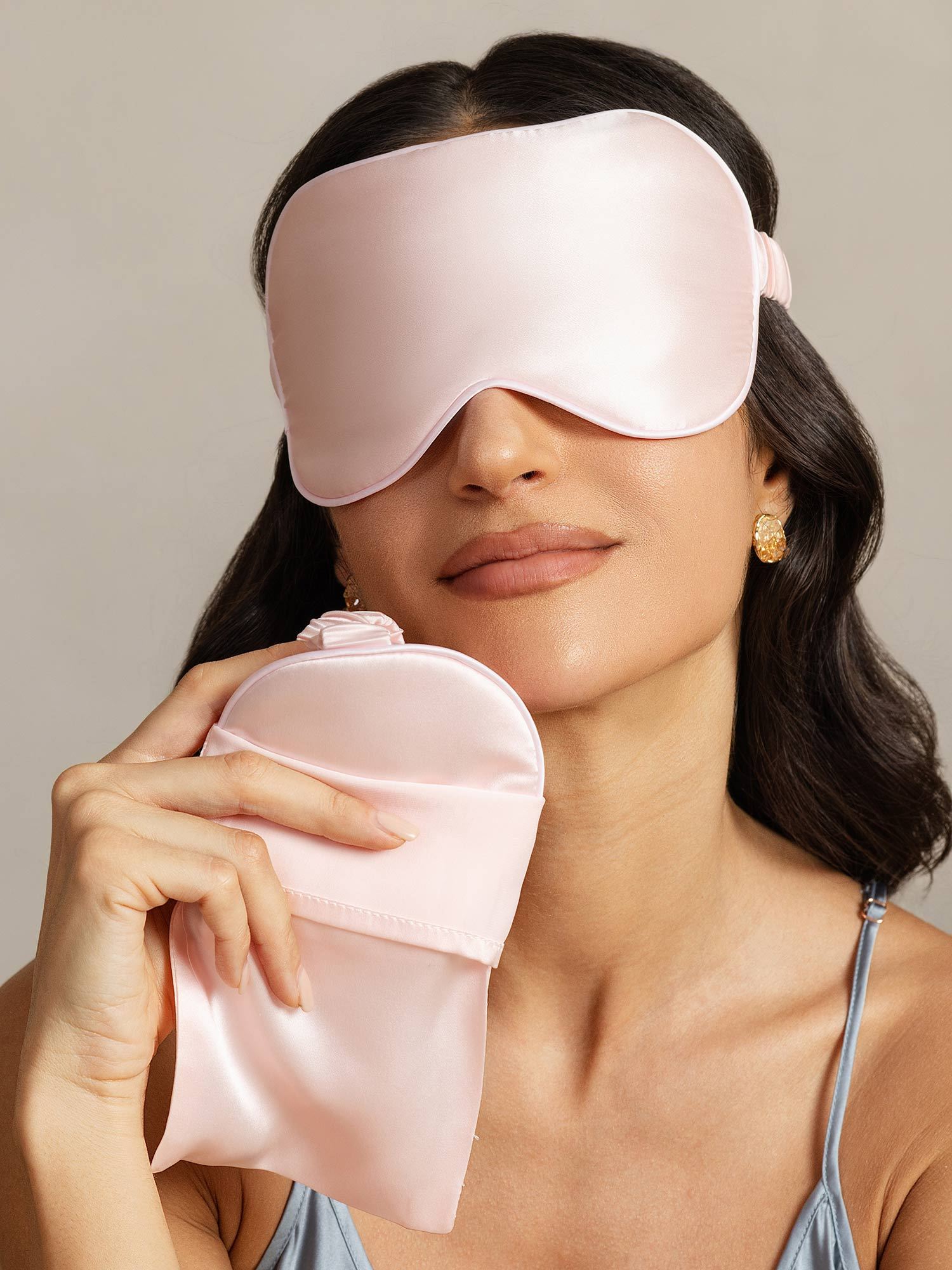 [Rosa] SilkSilky-ES Seda Pura Eye Mask 007
