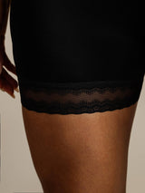 [Negro] SilkSilky-ES Seda Pura Panty 004,