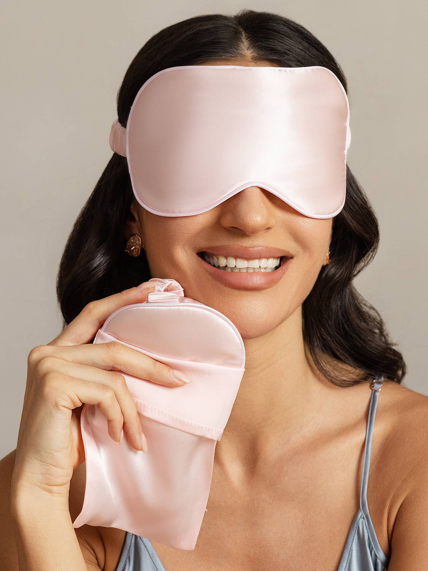 [Rosa] SilkSilky-ES Seda Pura Eye Mask 004