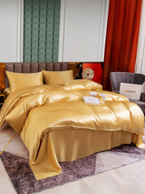 [Champán] SilkSilky-ES 25Momme Seda Pura Bedding Set 001