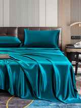 [Azul Real] SilkSilky-ES 22Momme Seda Pura Bedding Set 006,