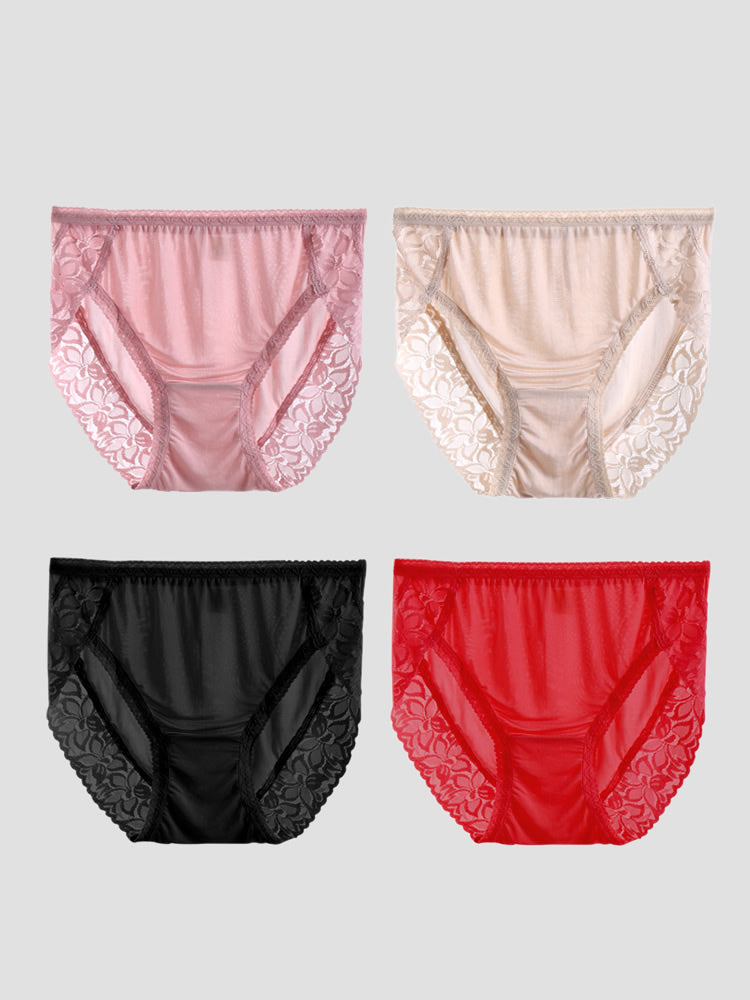 SilkSilky-ES Tejido de seda Panty Multi 003