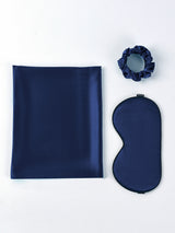 [Azul Oscuro] SilkSilky-ES 19Momme Seda Pura Pillowcase Set 003