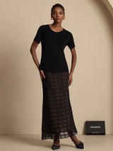 [Negro] SilkSilky-ES Skirt 005