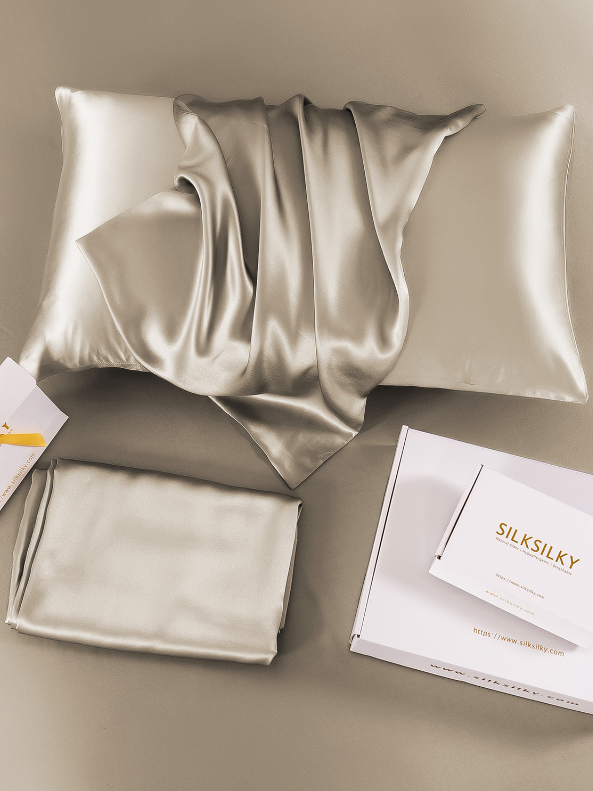 [Caqui] SilkSilky-ES 19Momme Seda Pura Pillowcase 004