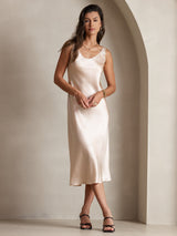 [Champán] SilkSilky-ES Sleeveless Vestido 003
