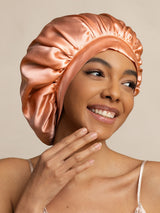 [Rosa Coral] SilkSilky-ES Gorros De Dormir 003