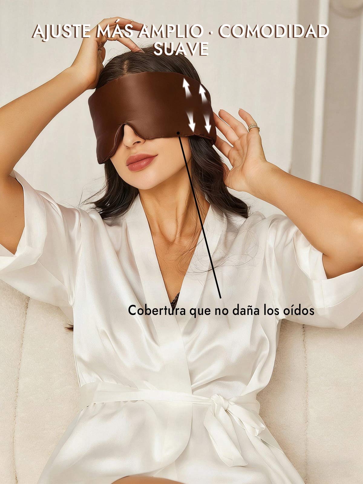 [Café] SilkSilky-ES 19Momme Pure Silk Eye Mask 005
