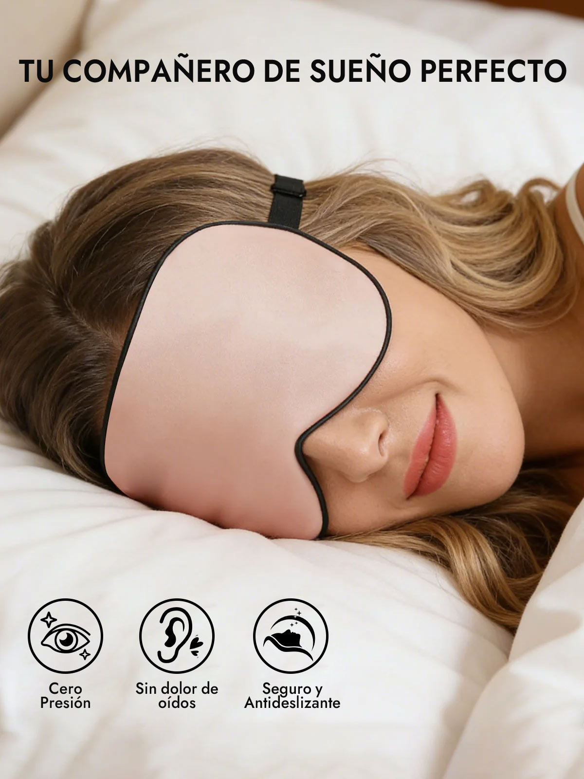 [Rosa] SilkSilky-ES Antifaces De Dormir 005