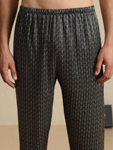 [Ginkgo Negro] SilkSilky-ES Mens Sleep Bottoms 003