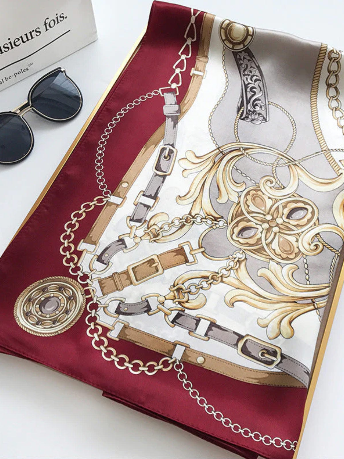 [P009] SilkSilky-ES Seda Pura Scarf 002,