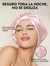 [Rosa] SilkSilky-ES Gorros De Dormir 004