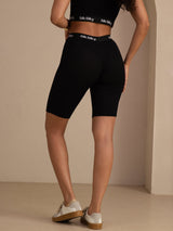[Negro] SilkSilky-ES Womens Shorts 002