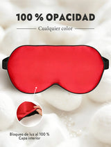 [Rojo] SilkSilky-ES Antifaces De Dormir 001