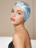 SilkSilky-ES Seda Pura Sleep Cap AzulClaro 001