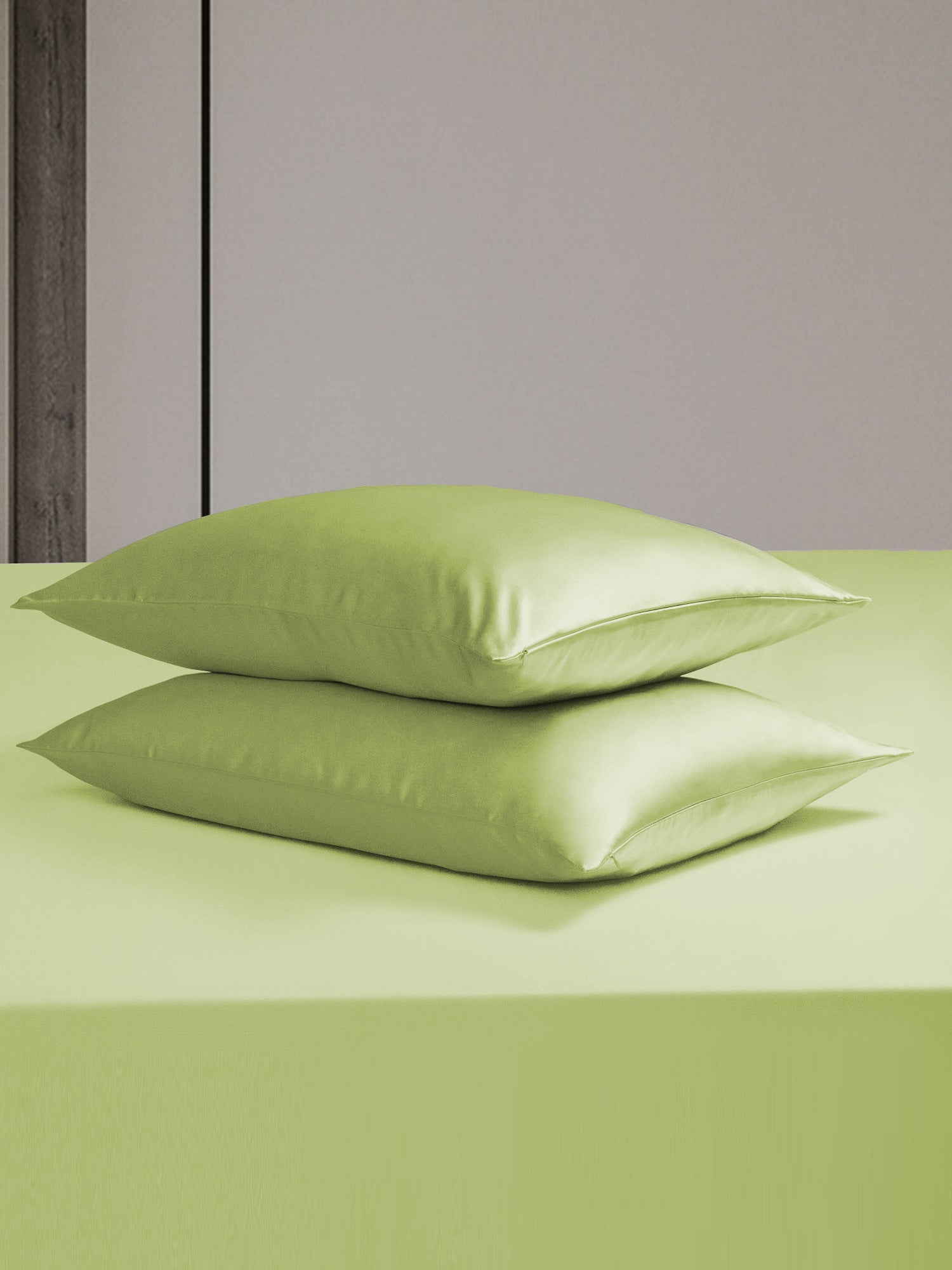 [Menta Verde] SilkSilky-ES 19Momme Juego de ropa de cama 005