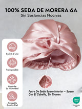 [Rosa] SilkSilky-ES Gorros De Dormir 003