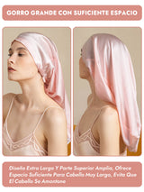 [Rosa Claro] SilkSilky-ES Gorros De Dormir 003