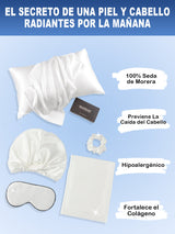 [Blanco] SilkSilky-ES 22Momme Seda Pura Pillowcase Set 002