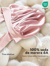 [Rosa Claro] SilkSilky-ES Gorros De Dormir 002