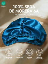 [Azul Real] SilkSilky-ES Gorros De Dormir 002