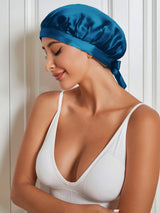 [Azul Real] SilkSilky-ES Gorros De Dormir 001