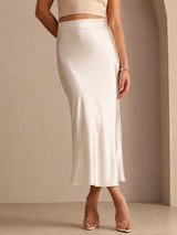 [Beige] SilkSilky-ES Falda 003