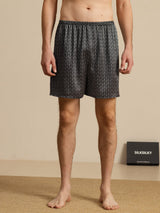 [Ginkgo Negro] SilkSilky-ES Mens Sleep Bottoms 003