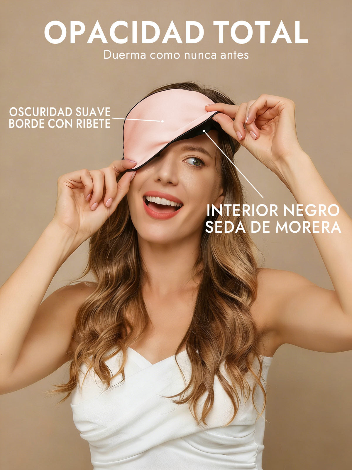 [Rosa] SilkSilky-ES Antifaces De Dormir 002