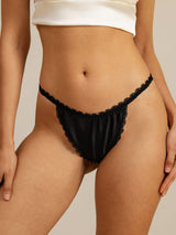 [Negro] SilkSilky-ES Braguitas de Mujer 004