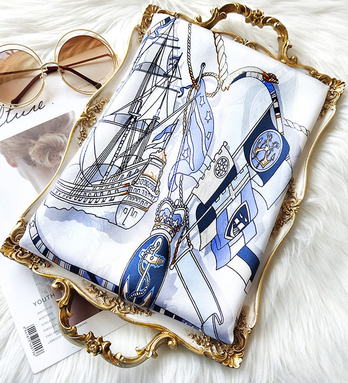 [P023] SilkSilky-ES Seda Pura Scarf 002,