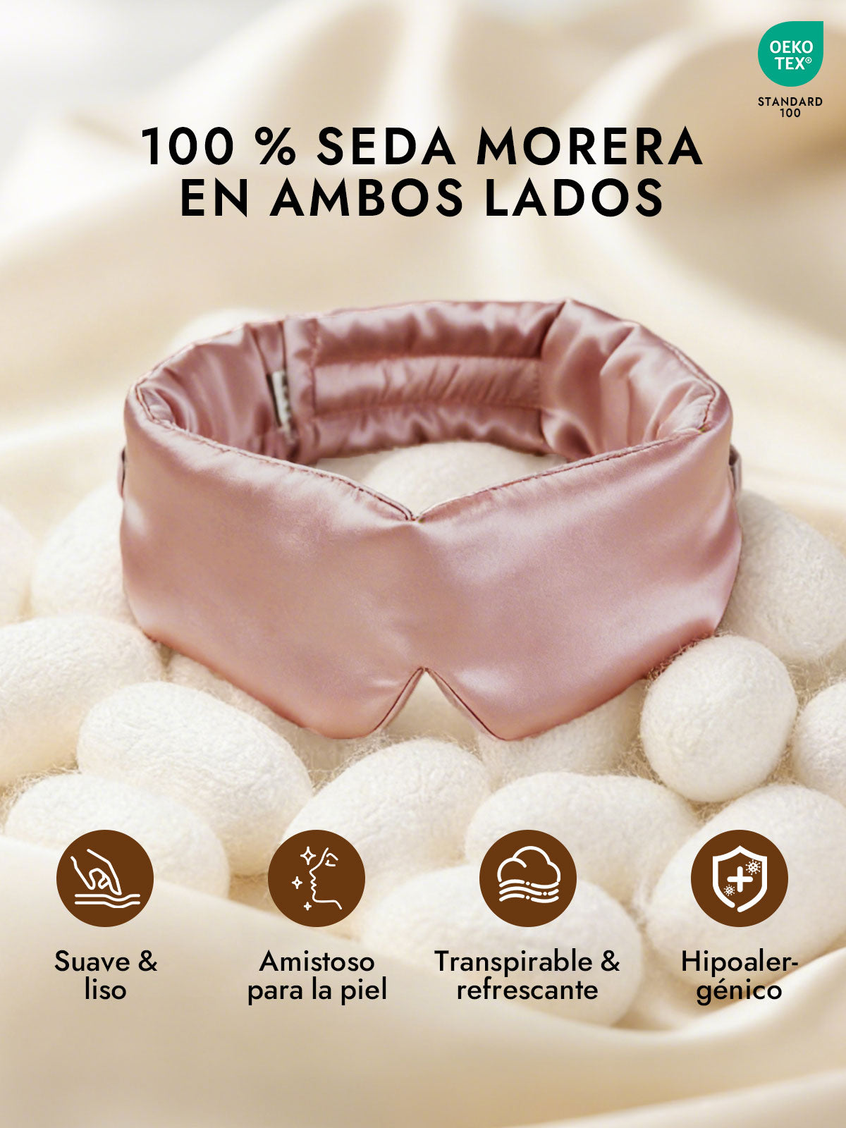 [Malva Pálido] SilkSilky-ES 19Momme Pure Silk Eye Mask 002