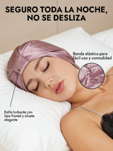 [Malva Pálido] SilkSilky-ES Gorros De Dormir 004