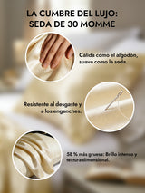 [Marfil] SilkSilky-ES 30Momme Fundas De Almohada 002