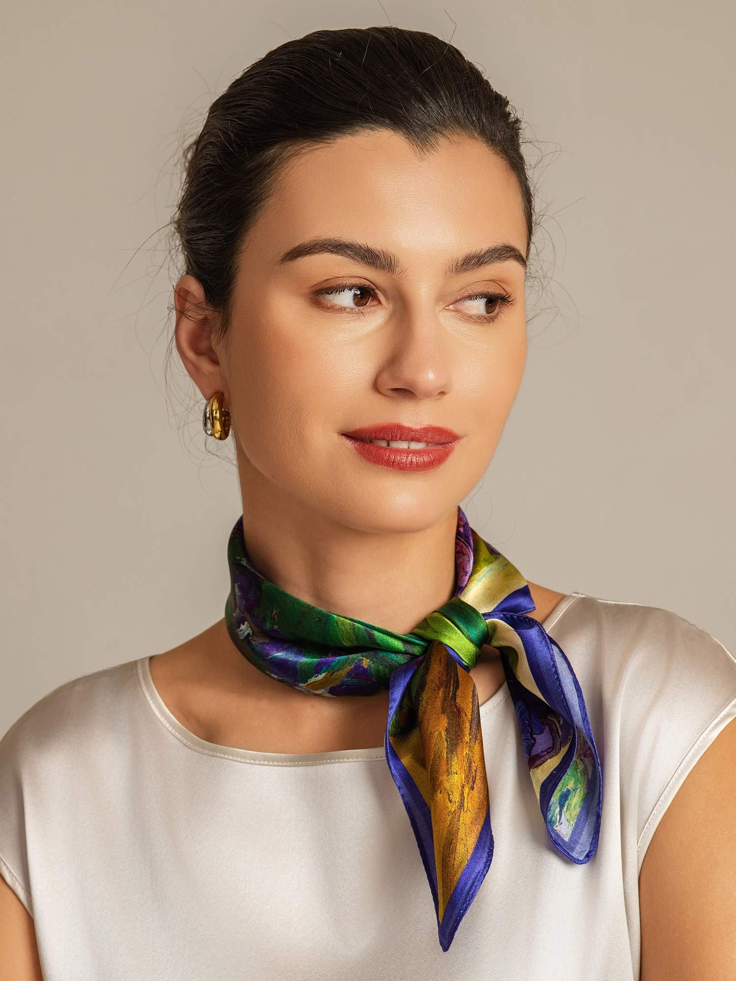 [P094] SilkSilky-ES Seda Pura Scarf 002