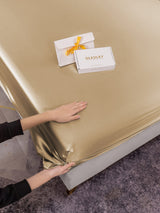 [Beige] SilkSilky-ES 19Momme Sábana 007