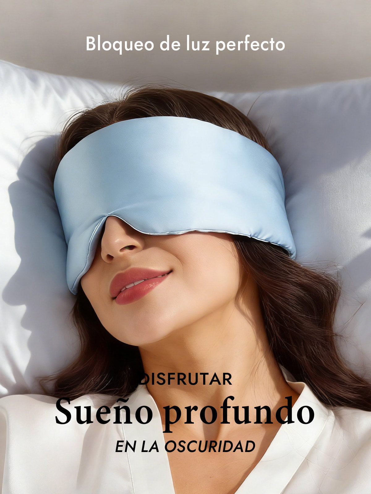 [Azul Claro] SilkSilky-ES 19Momme Pure Silk Eye Mask 003